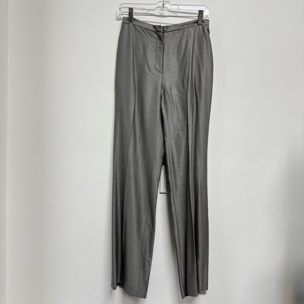 Ann Taylor Trouser Pants Lined Gray Color Career Office Work